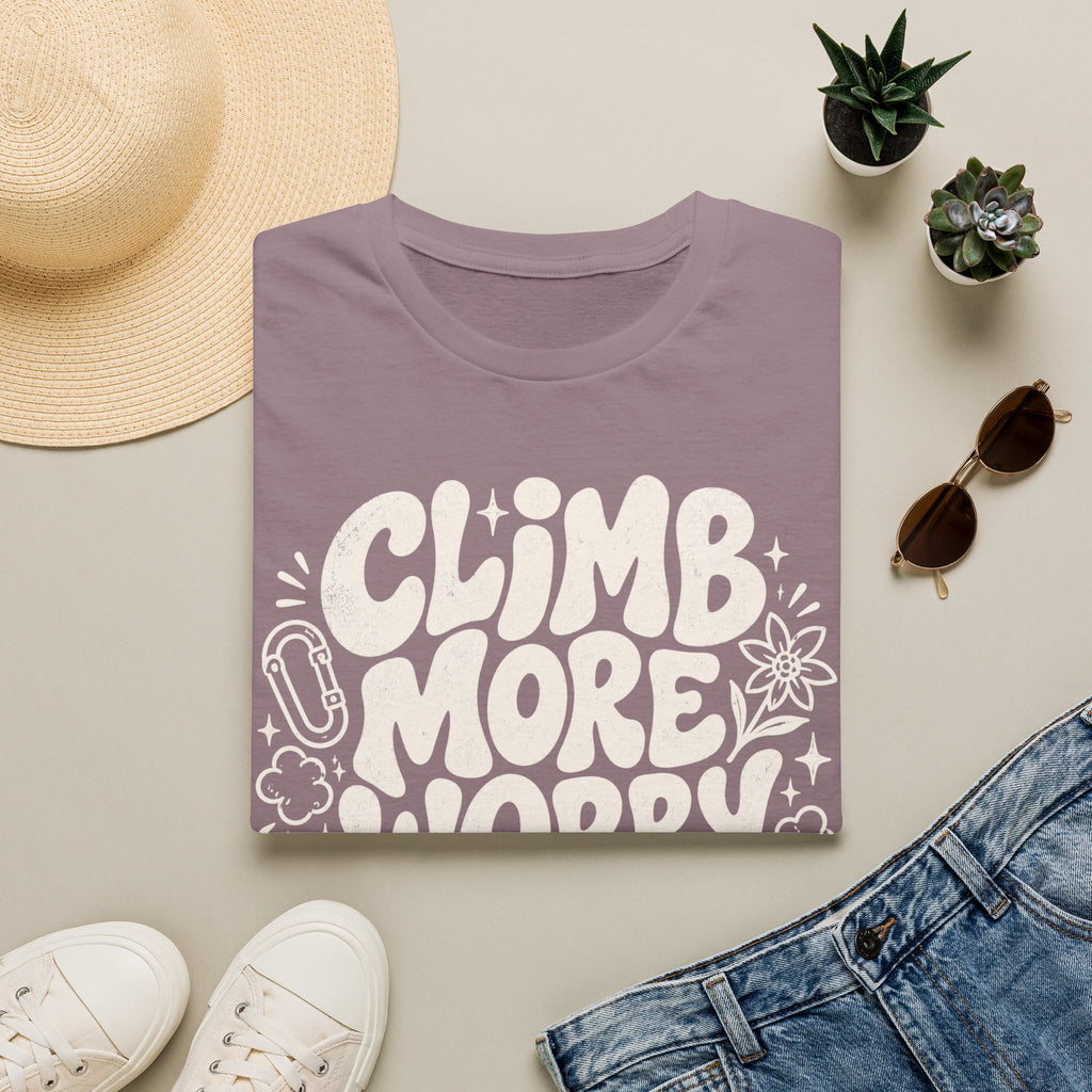 Climb More Worry Less T-Shirt