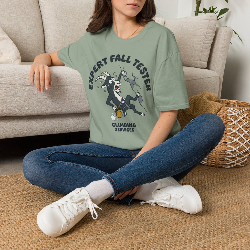Expert Fall Tester Goat Climbing T-Shirt