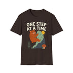 One Step at a Time Cute Bear Climbing T-Shirt