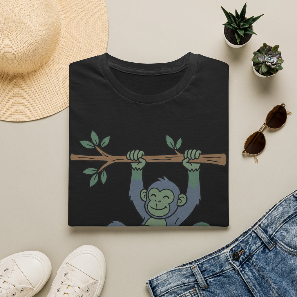 Cute Monkey Climbing T-Shirt