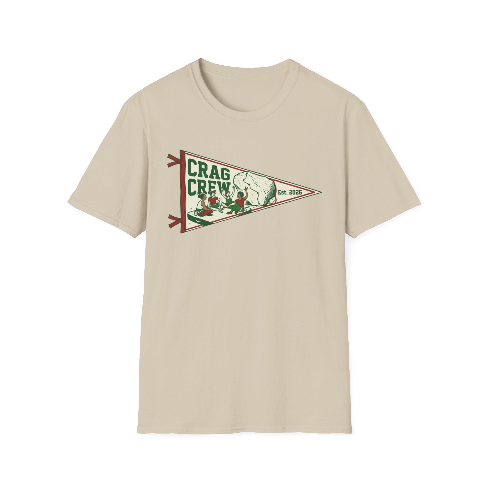 Crag Crew Flag Climbing T-Shirt