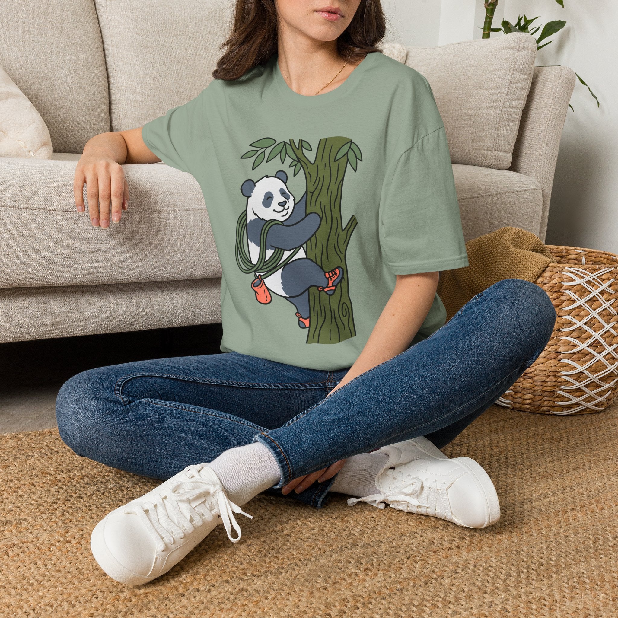 Panda Climbing T-Shirt