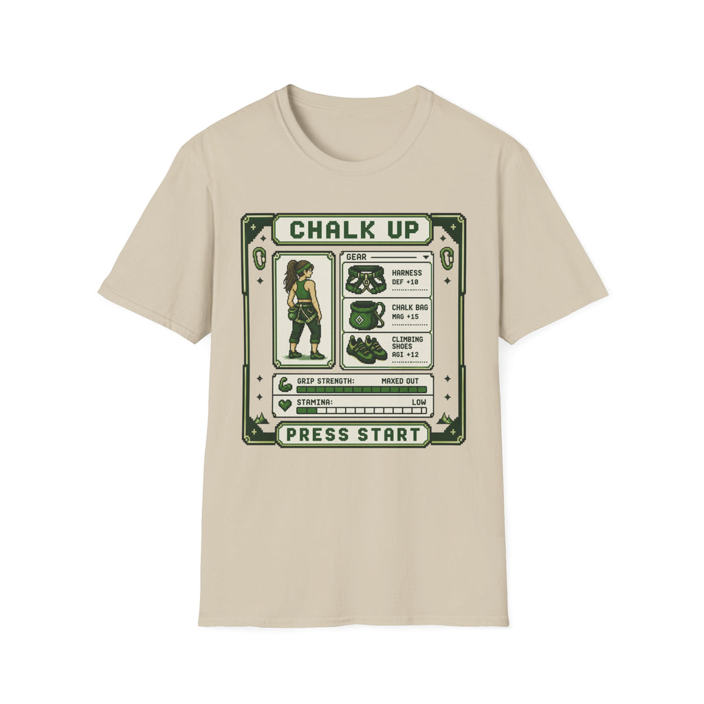 Chalk Up Press Start Long Hair Climber T-Shirt