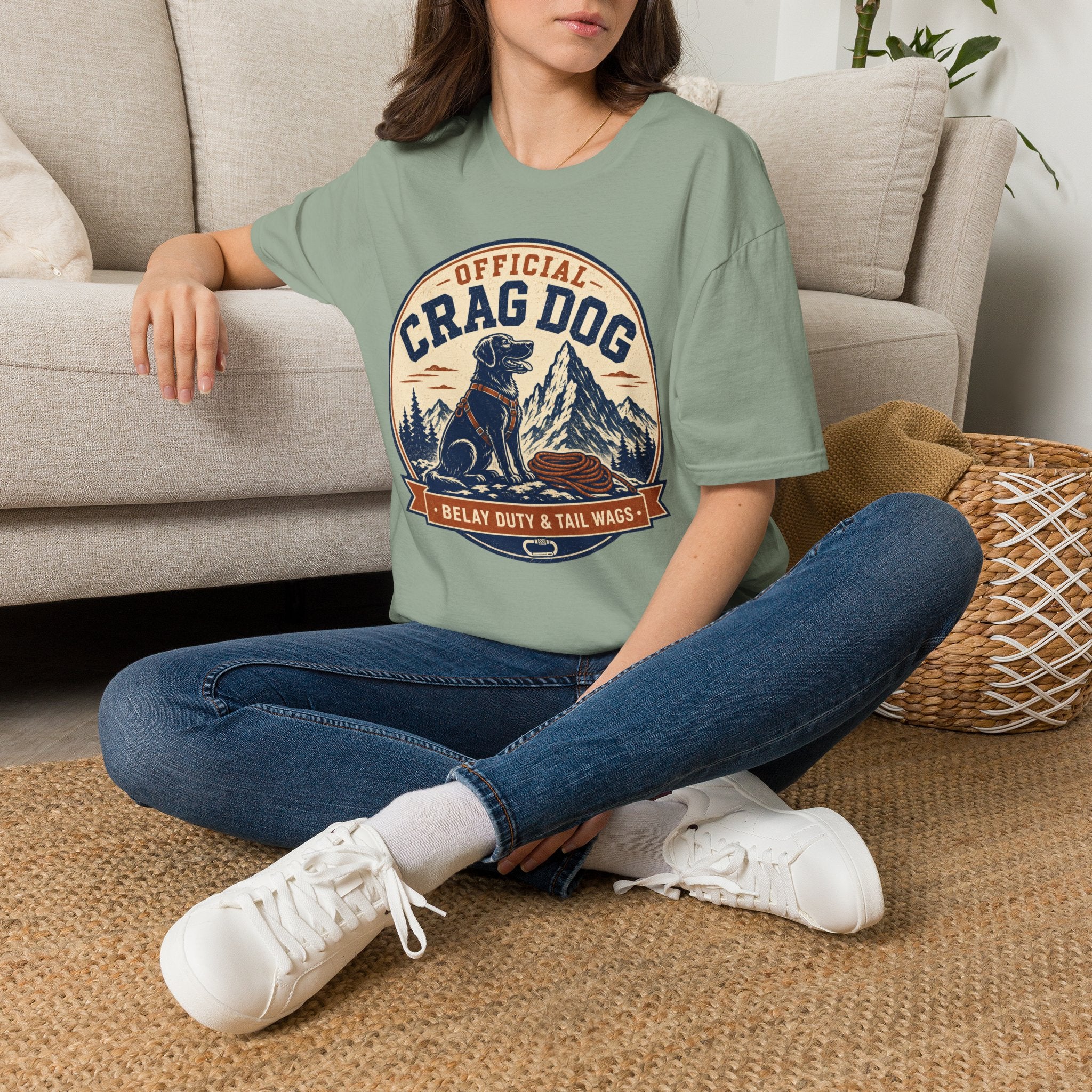 Official Crag Dog Badge T-Shirt