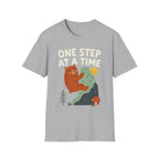 One Step at a Time Cute Bear Climbing T-Shirt