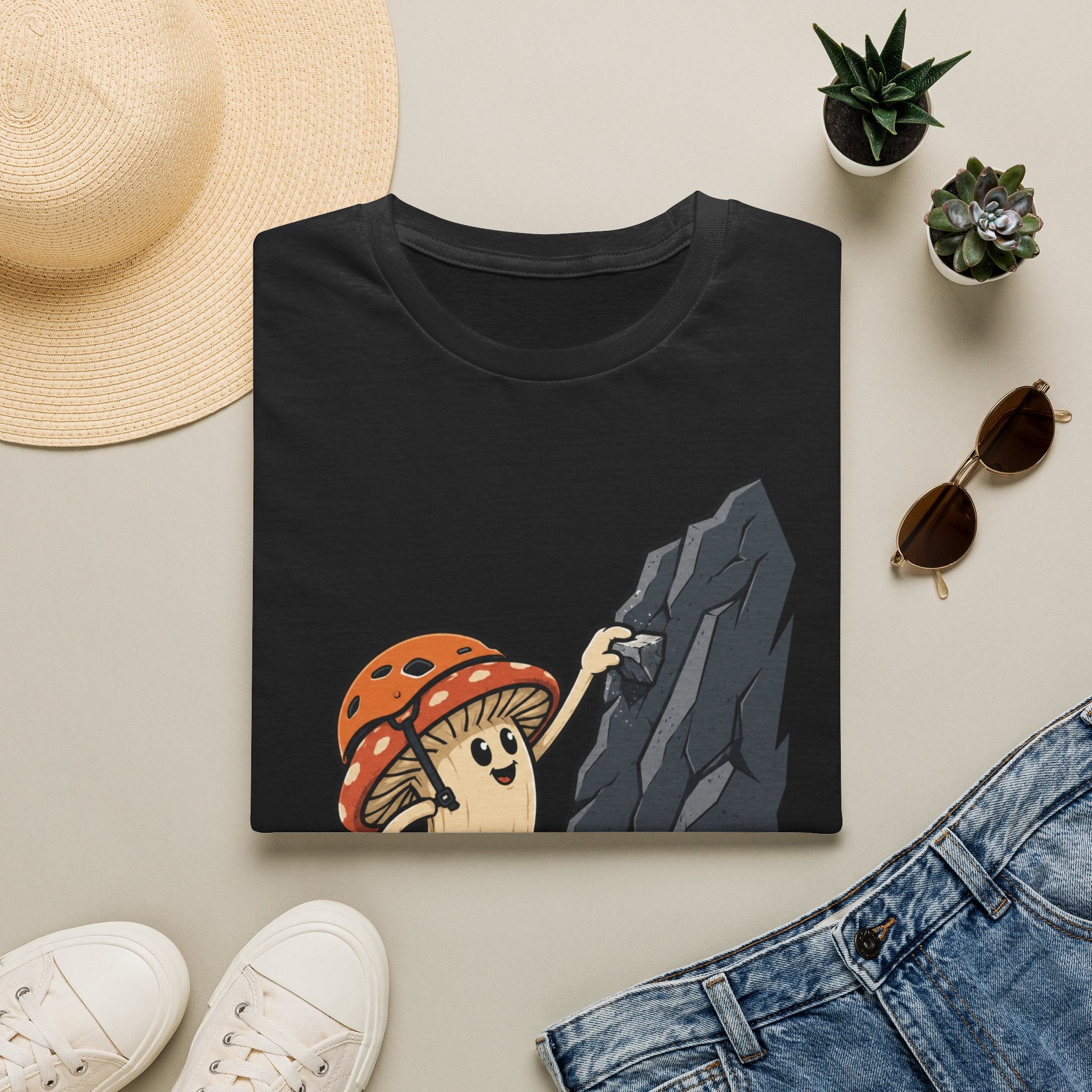 Happy Mushroom Climbing T-Shirt