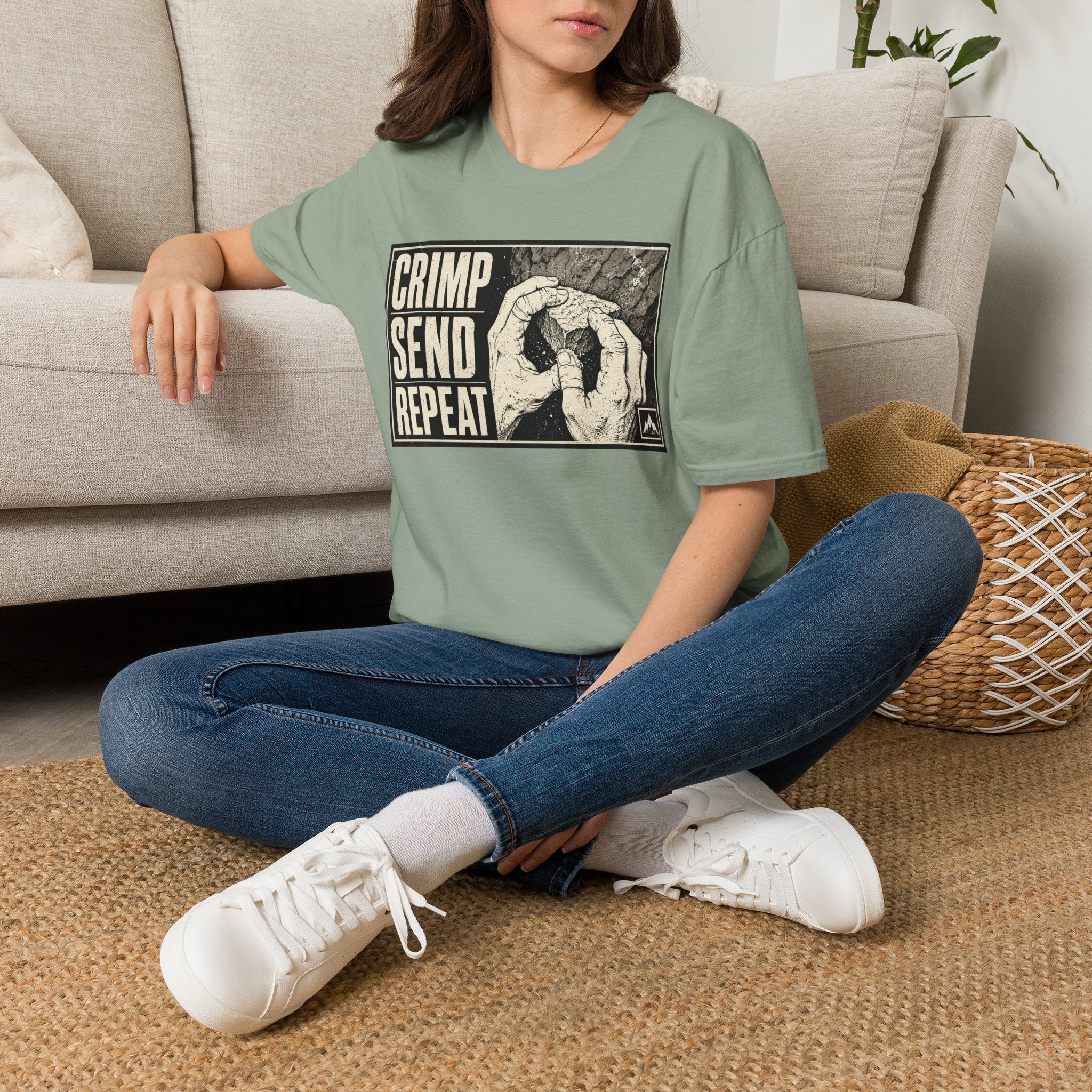 Crimp Send Repeat Climbing T-Shirt