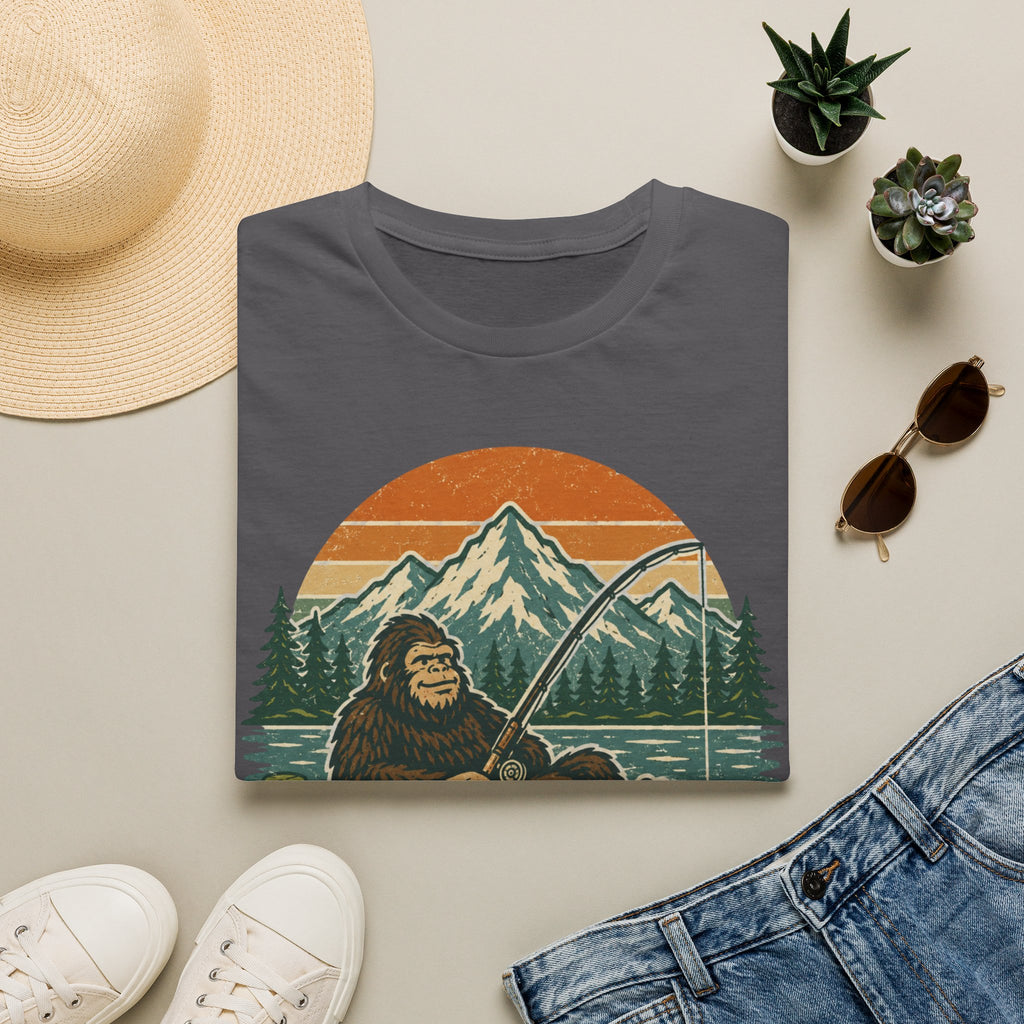 Bigfoot Fishing Outdoors T-Shirt