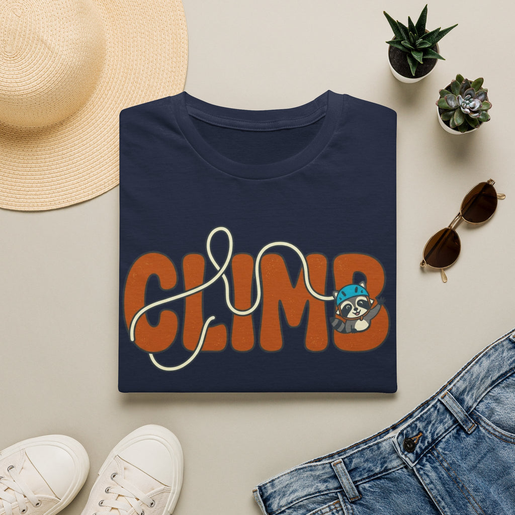 CLIMB Cute Raccoon T-Shirt