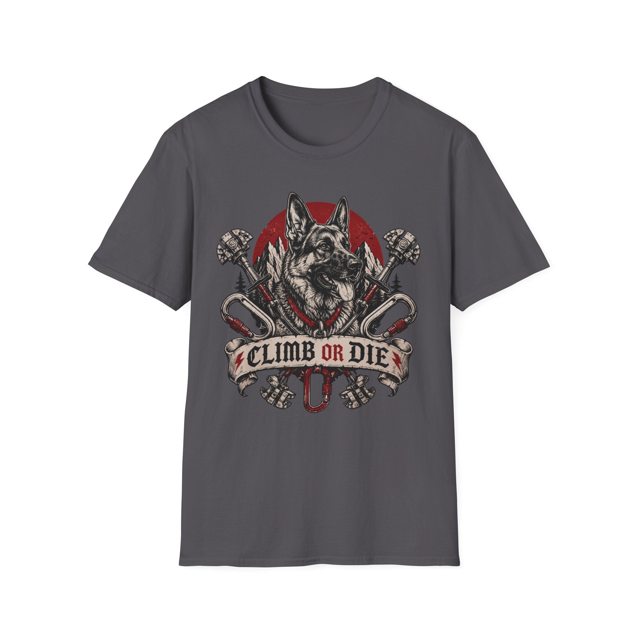 Climb or Die German Shepherd T-Shirt