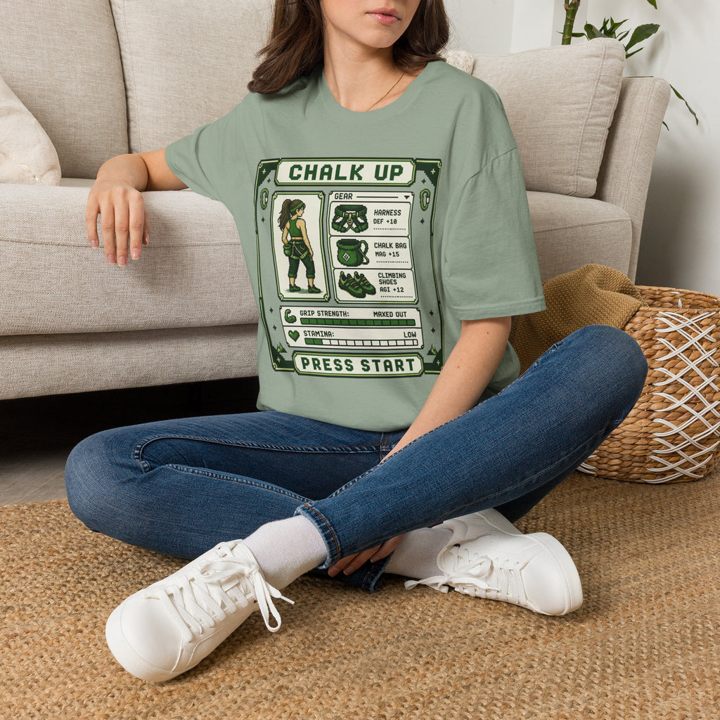 Chalk Up Press Start Long Hair Climber T-Shirt