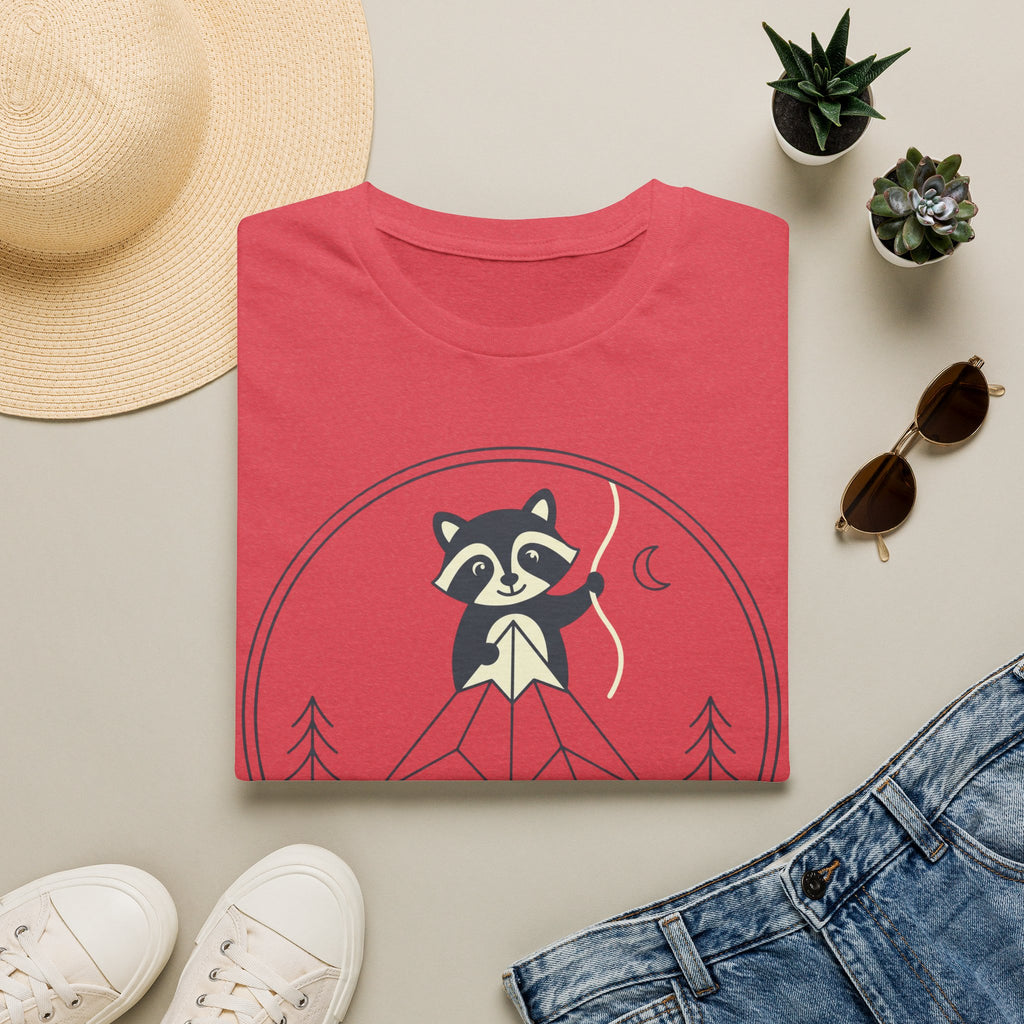 Belay on Smile on Raccoon Climbing T-Shirt