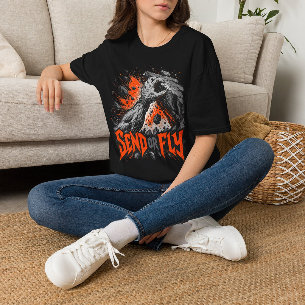 Send or Fly Climbing T-Shirt