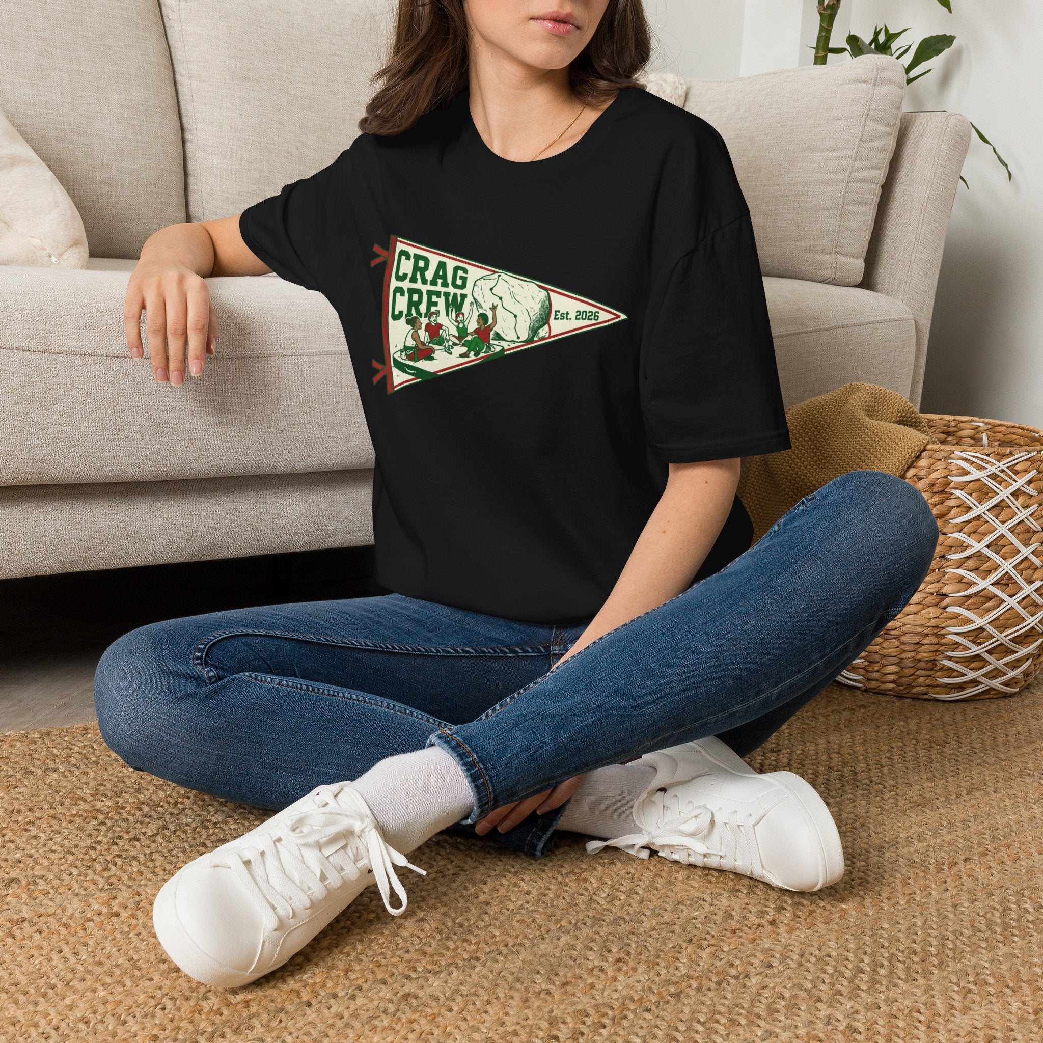 Crag Crew Flag Climbing T-Shirt