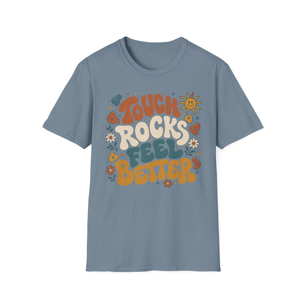 Touch Rocks Feel Better Climbing T-Shirt