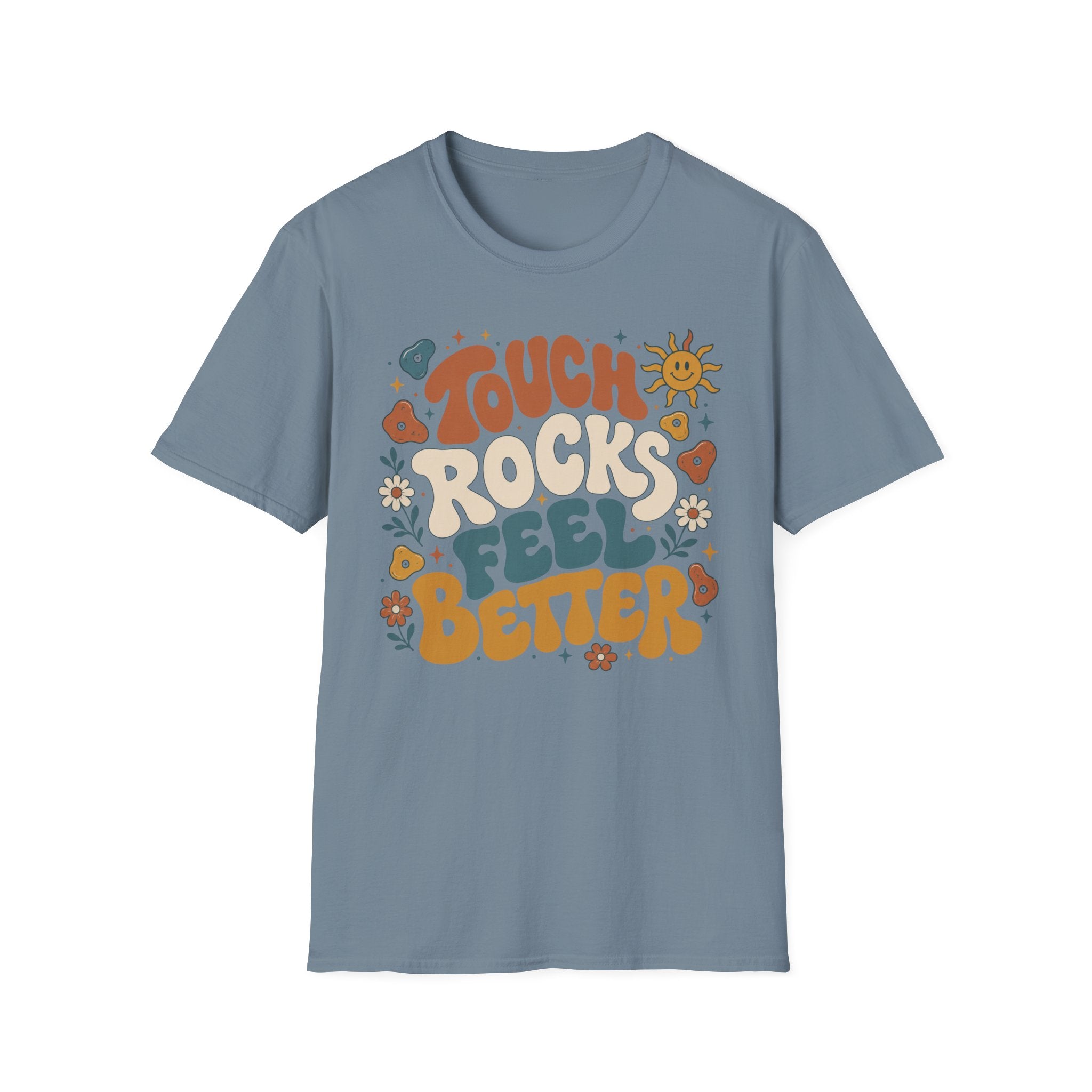 Touch Rocks Feel Better Climbing T-Shirt