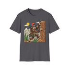 Bigfoot Cartoon Climbing T-Shirt