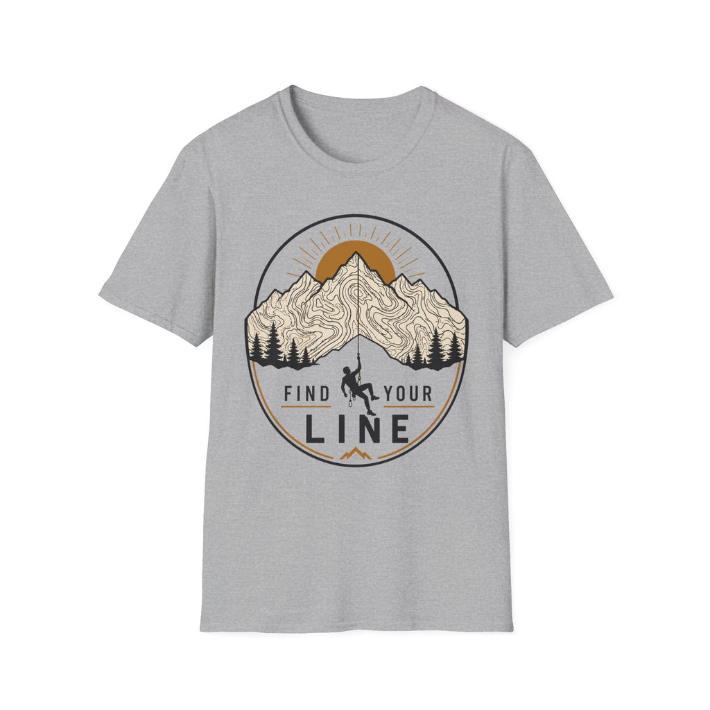 Find Your Line Climbing T-Shirt
