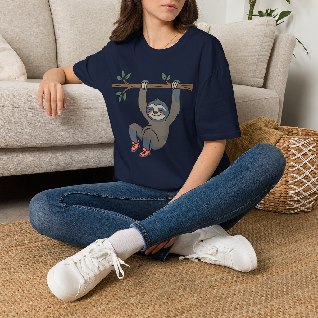 Cute Sloth Climbing T-Shirt