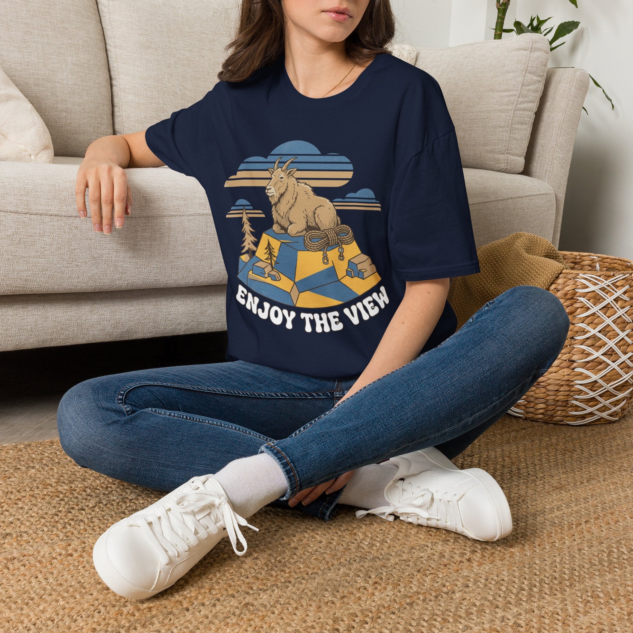 Enjoy the View Goat Climbing T-Shirt