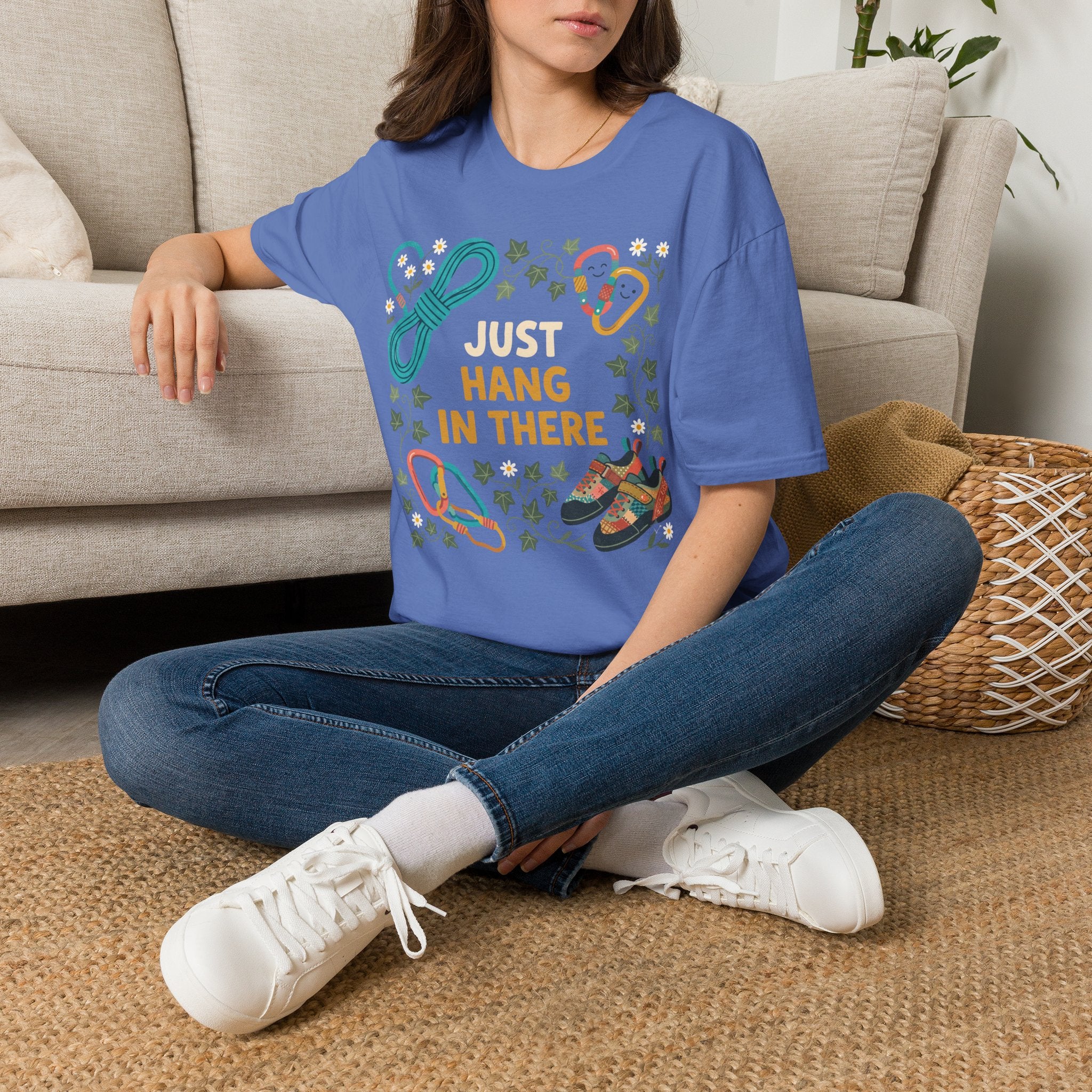 Just Hang in There Climbing T-Shirt