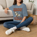 Technically Outdoorsy Mostly Just Hanging Out Goat Climbing T-Shirt