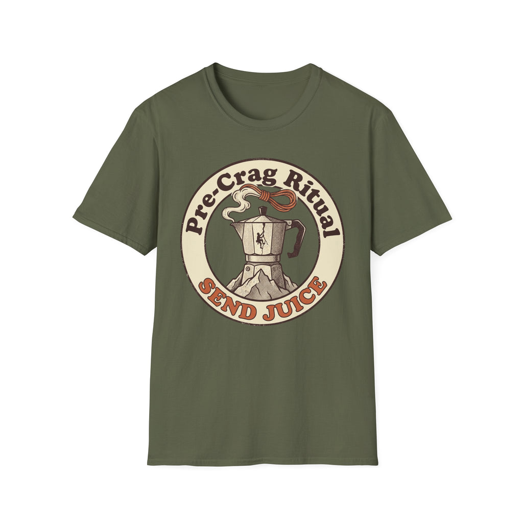 Send Juice Coffee Climbing T-Shirt