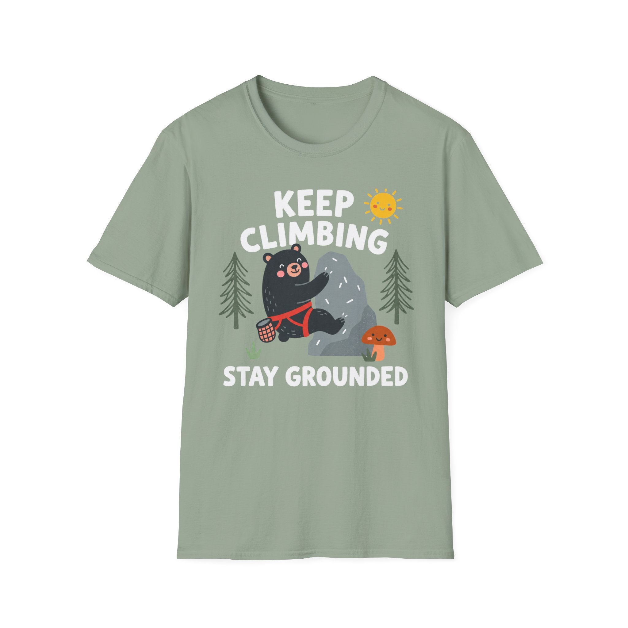 Keep Climbing Stay Grounded Bear T-Shirt