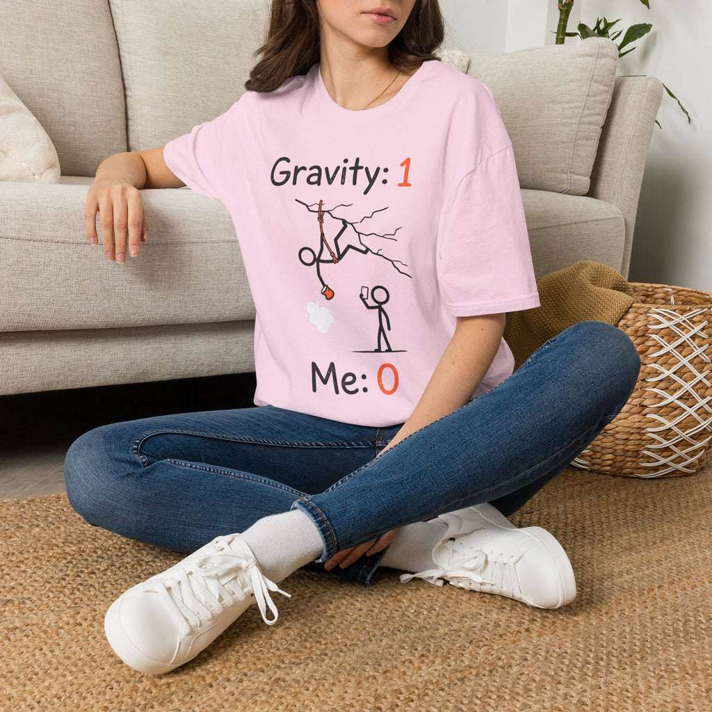 Gravity: 1 Me: 0 Climbing T-Shirt