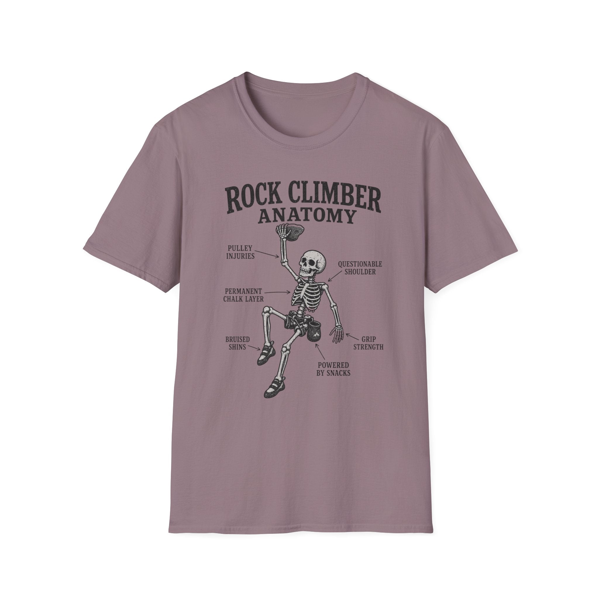 Rock Climber Anatomy T-Shirt