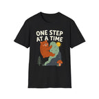 One Step at a Time Cute Bear Climbing T-Shirt