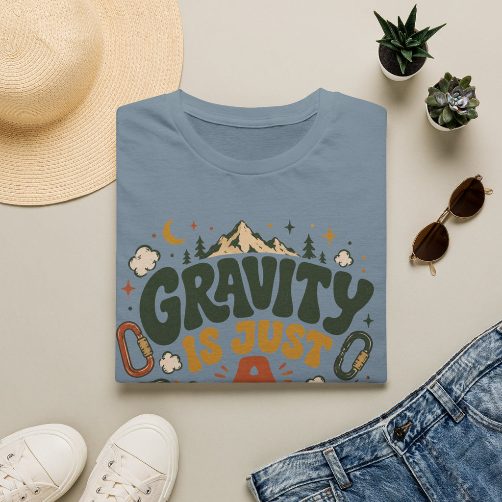 Gravity is Just a Suggestion Climbing T-Shirt