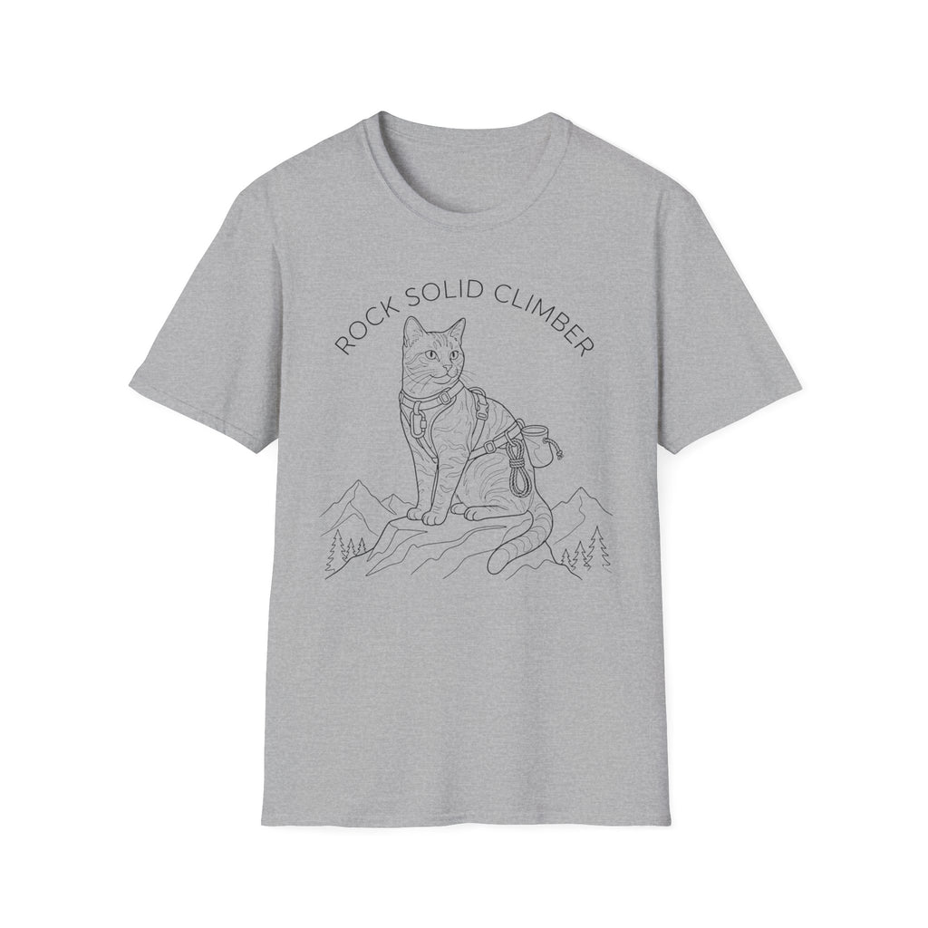 Rock Solid Climber Cat T-Shirt