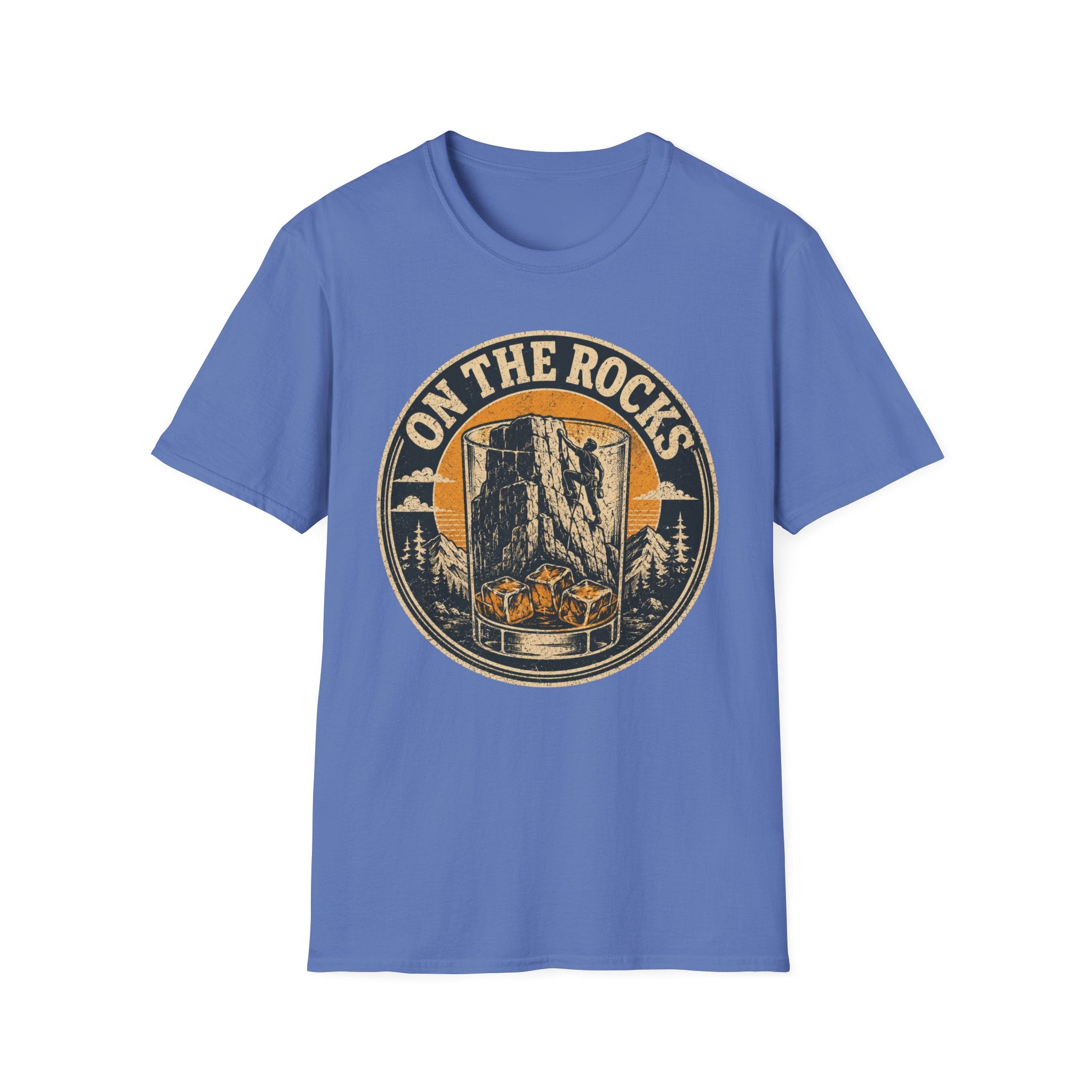 On The Rocks Badge Climbing T-Shirt