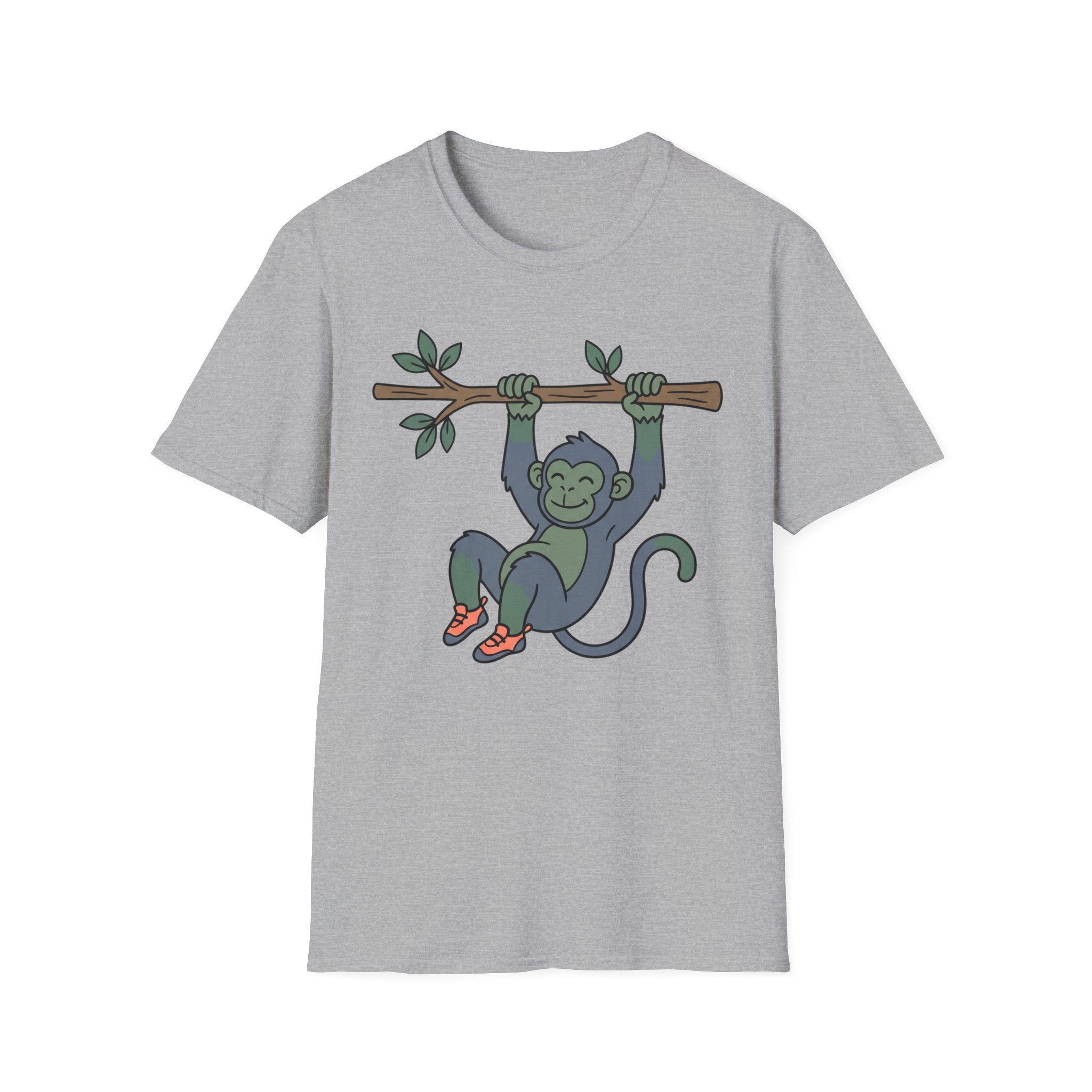 Cute Monkey Climbing T-Shirt