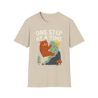 One Step at a Time Cute Bear Climbing T-Shirt