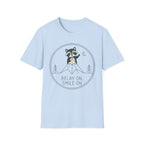 Belay on Smile on Raccoon Climbing T-Shirt