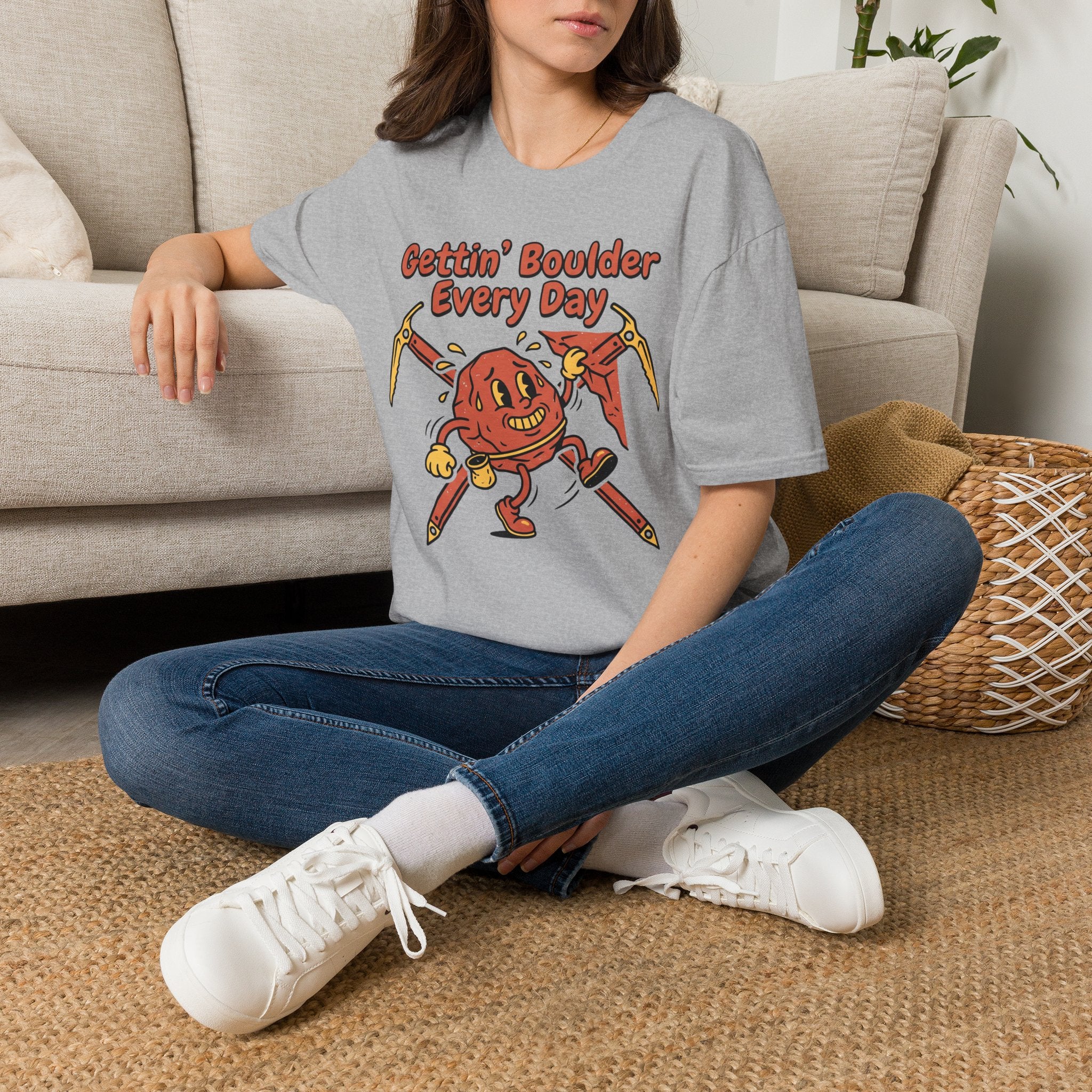Gettin' Boulder Every Day Climbing T-Shirt