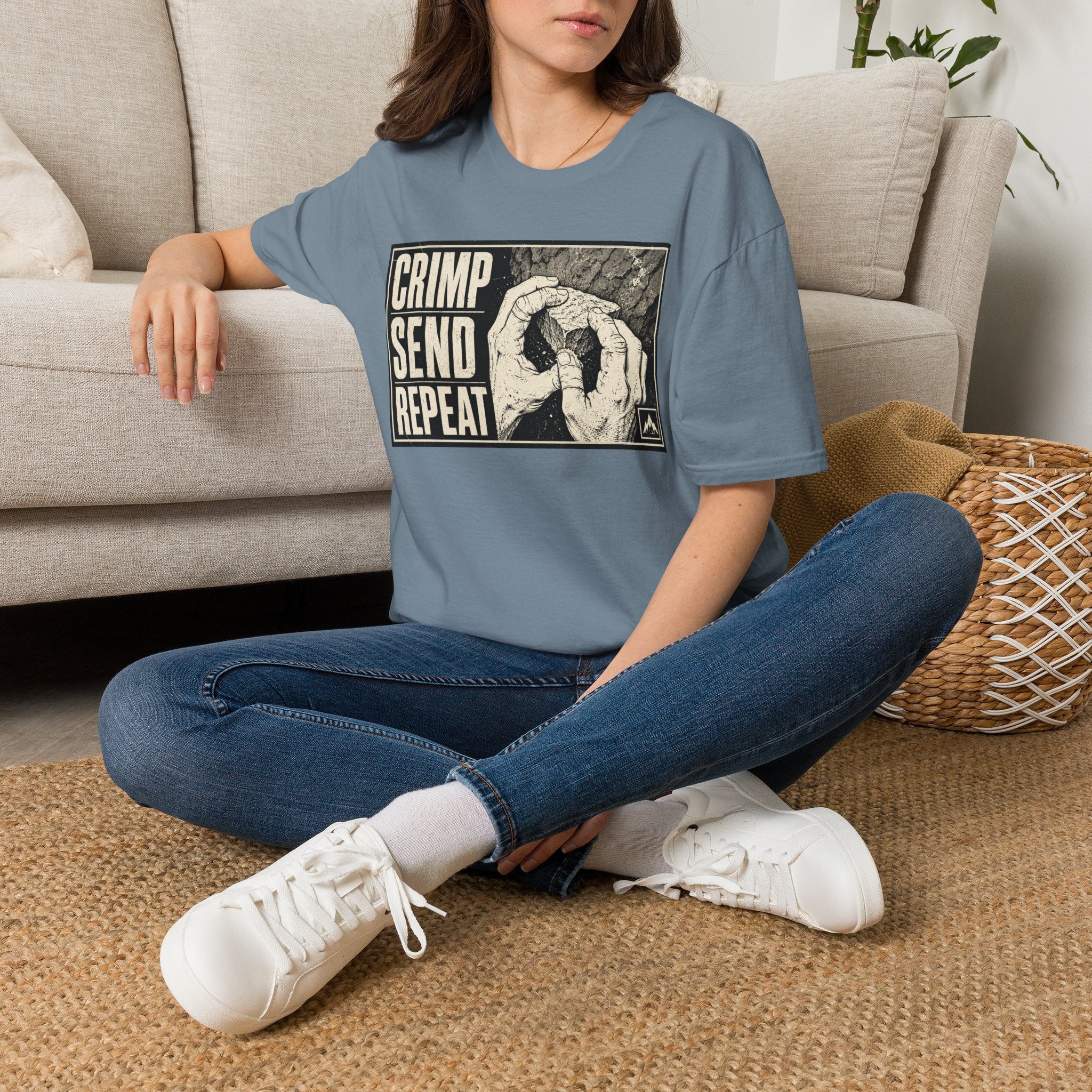Crimp Send Repeat Climbing T-Shirt