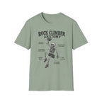 Rock Climber Anatomy T-Shirt