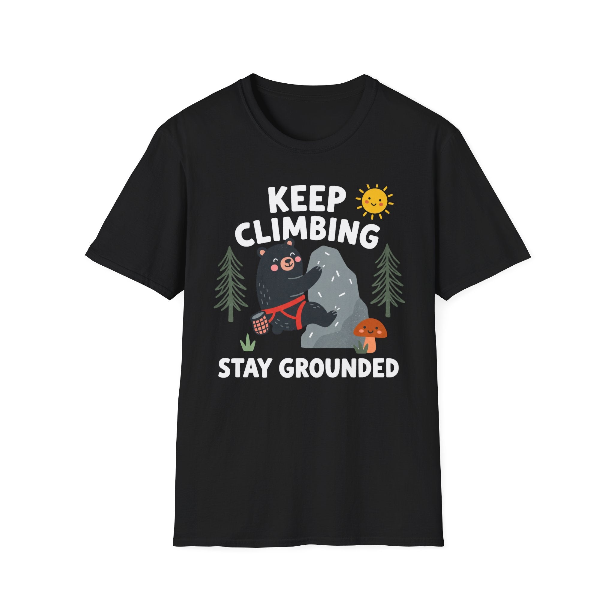 Keep Climbing Stay Grounded Bear T-Shirt