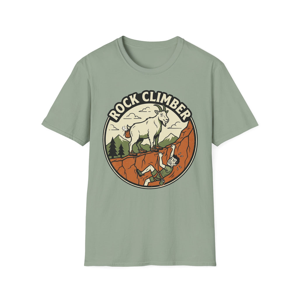 Rock Climber Mountain Goat T-Shirt
