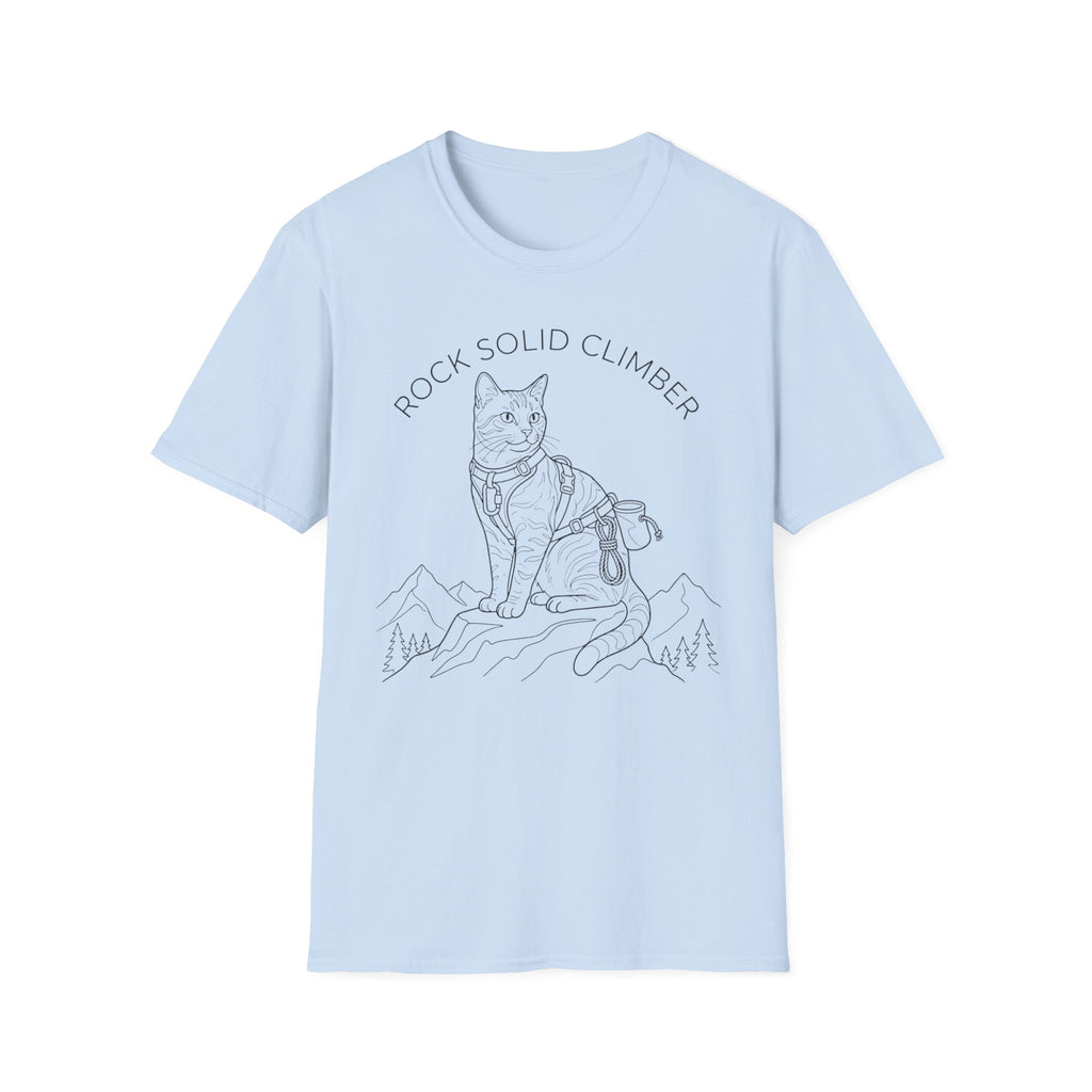 Rock Solid Climber Cat T-Shirt
