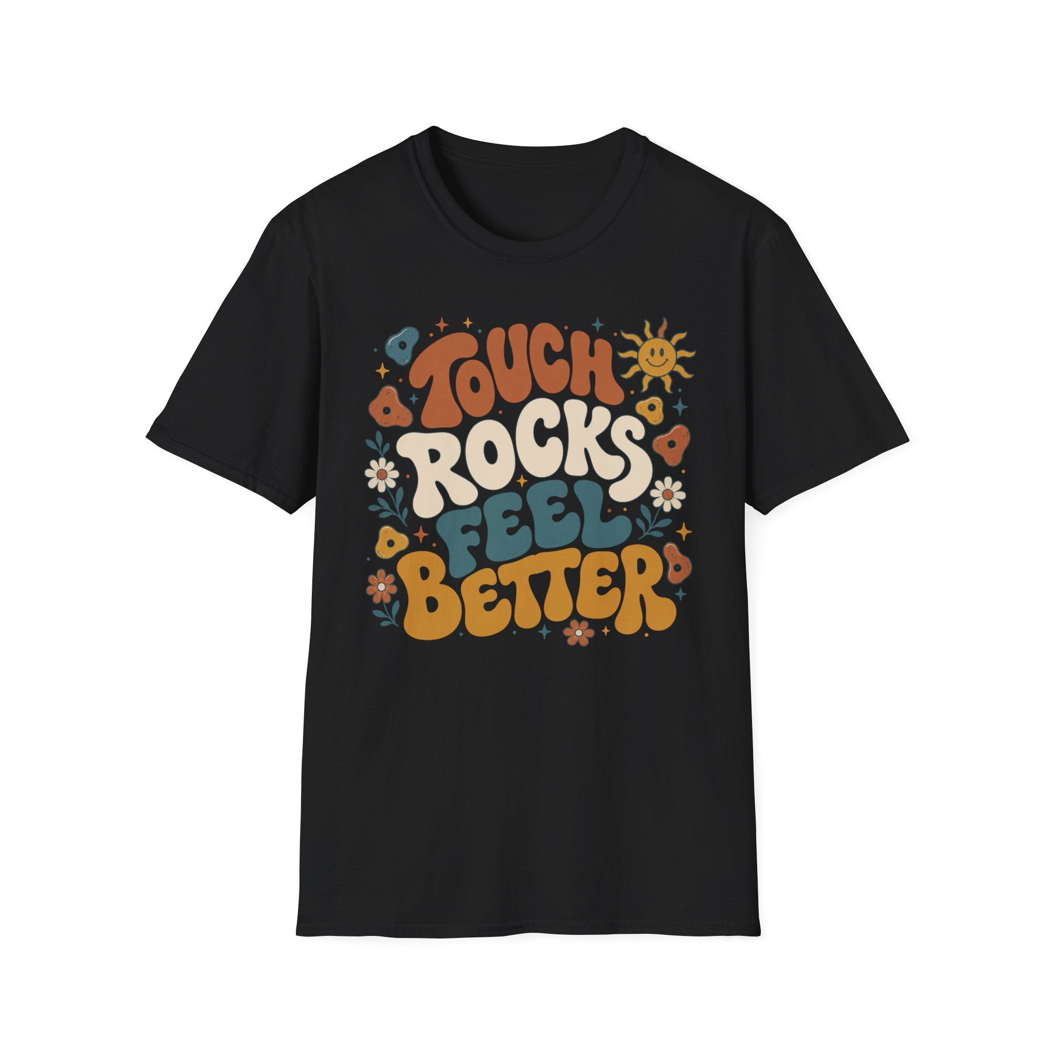 Touch Rocks Feel Better Climbing T-Shirt