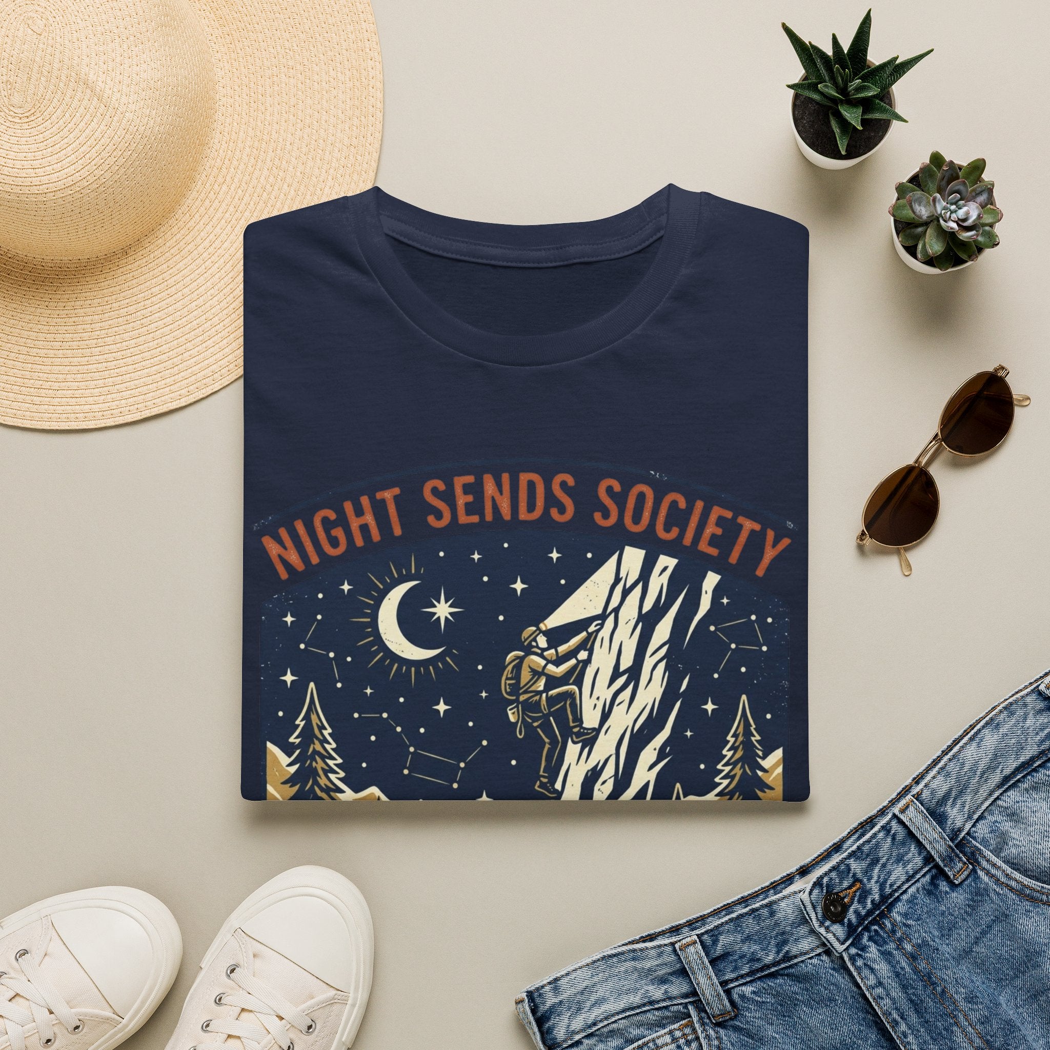 Night Sends Society Climbing T-Shirt