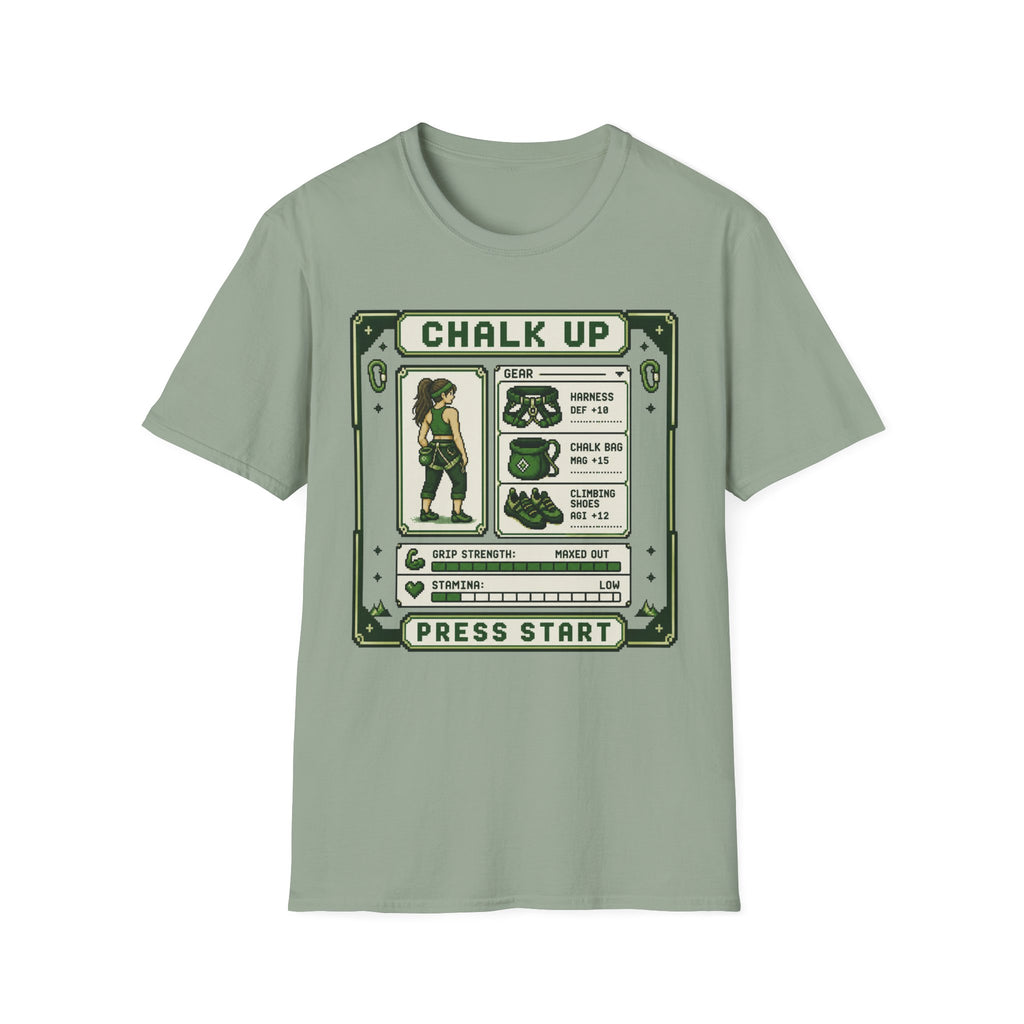 Chalk Up Press Start Long Hair Climber T-Shirt