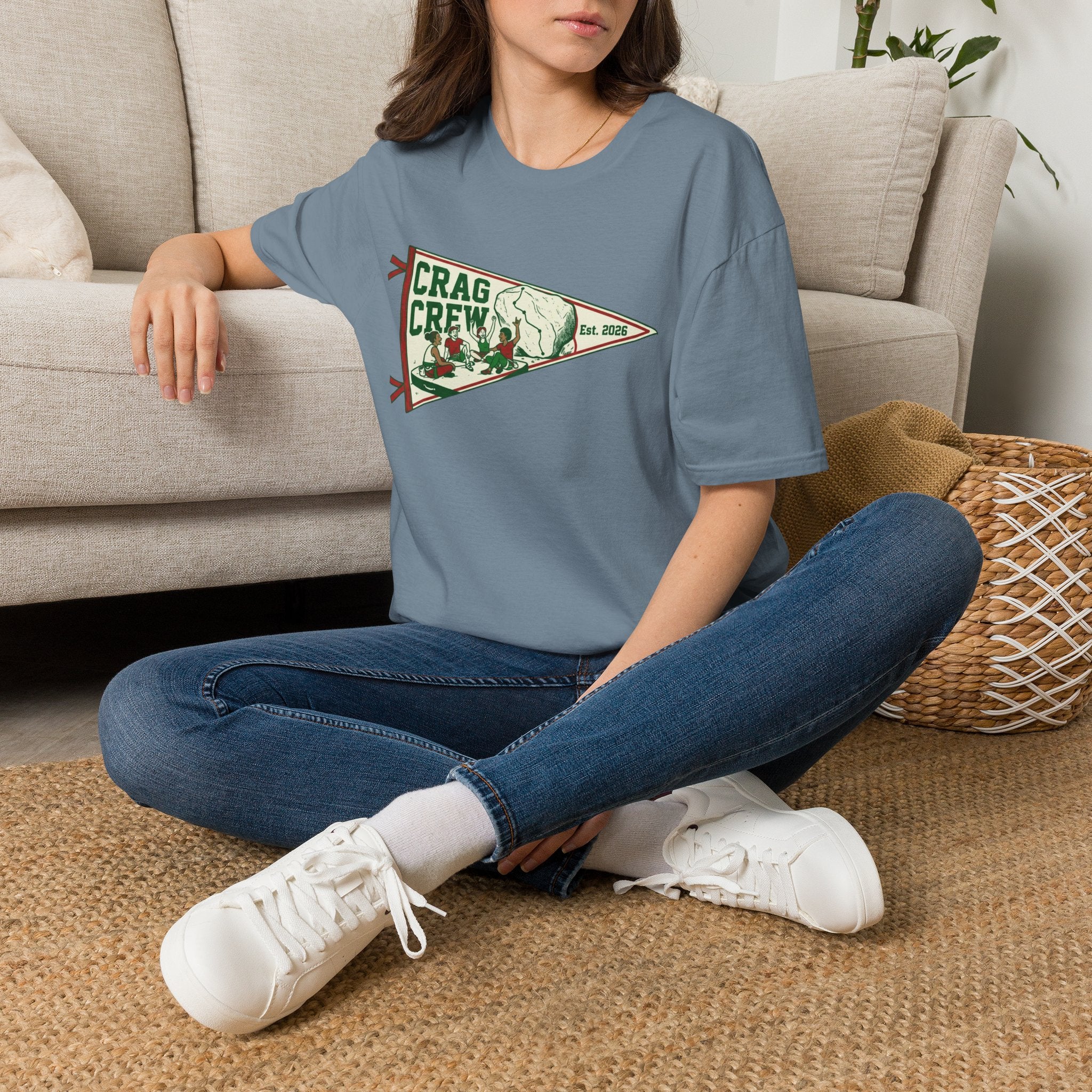 Crag Crew Flag Climbing T-Shirt