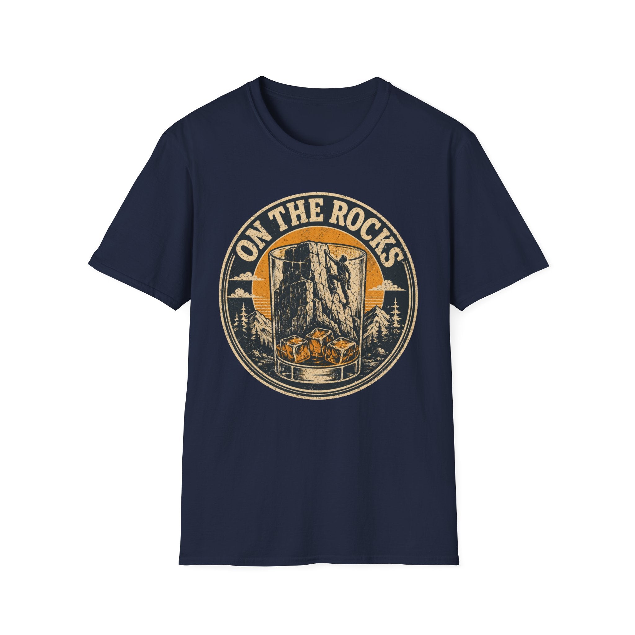 On The Rocks Badge Climbing T-Shirt