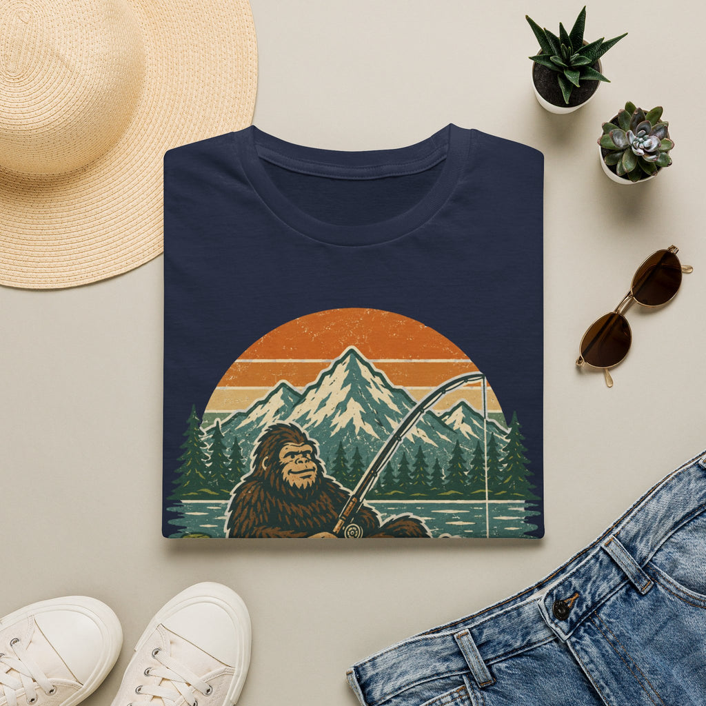 Bigfoot Fishing Outdoors T-Shirt