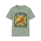 Attention It's a Slippery Sloper Climbing T-Shirt